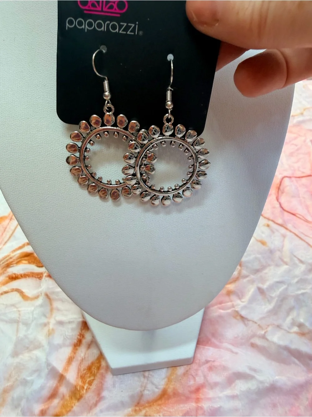 Lot of red/silver tone lot of earrings! NWT!